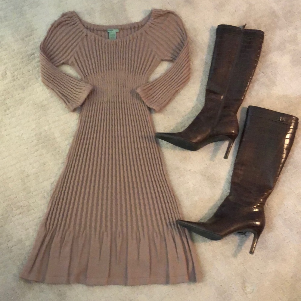 Anthropologie sweater dress
